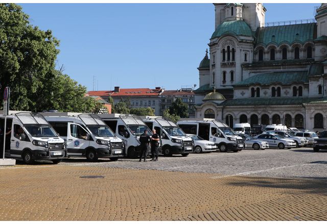 Полиция около Народното събрание, полицейски сили около НС