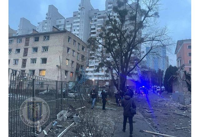 Днес 23 януари руските терористи атакуваха Киев с ракети Последиците