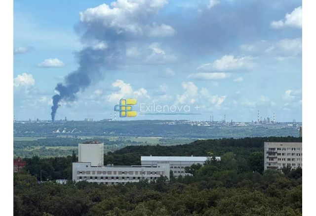Поразената нефтена рафинерия в Уфа