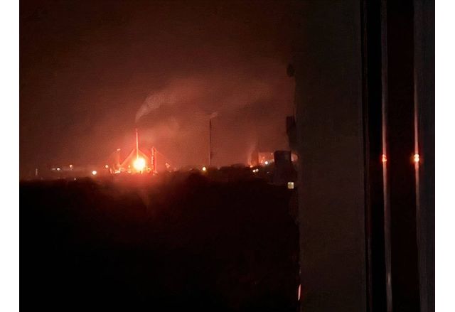 Поразената рафинерия в Саратов