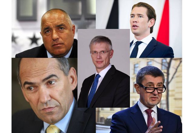 Премиерите на България, Австрия, Чехия, Словения и Латвия