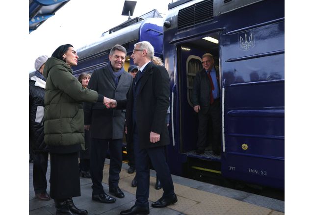 Премиерът Николай Денков пристигна в Украйна