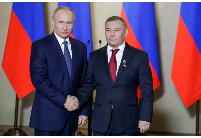 Путин и Аркадий Ротенберг