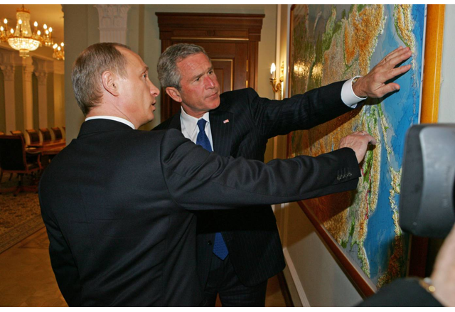 През 2001 г руският диктатор Владимир Путин е заявил пред