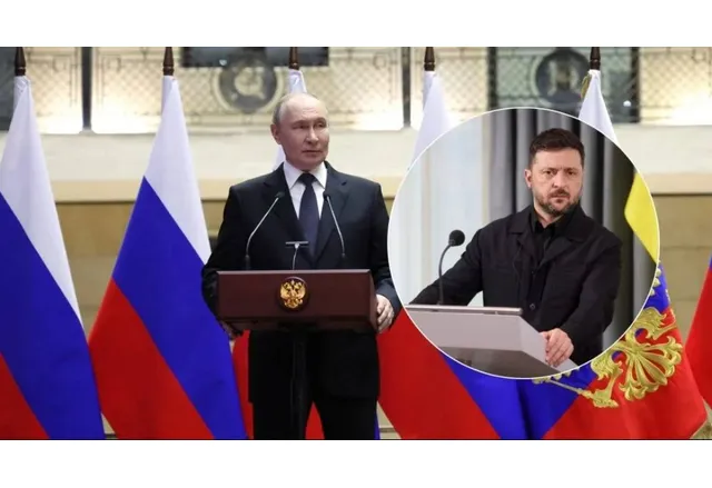 Путин и Зеленски