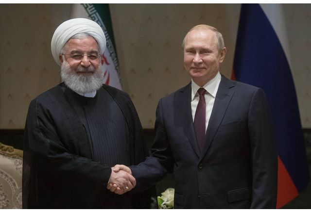 Путин и бившият ирански президент Рохани