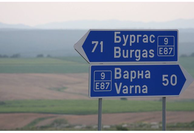 Главният път Бургас Варна в частта от Обзор до