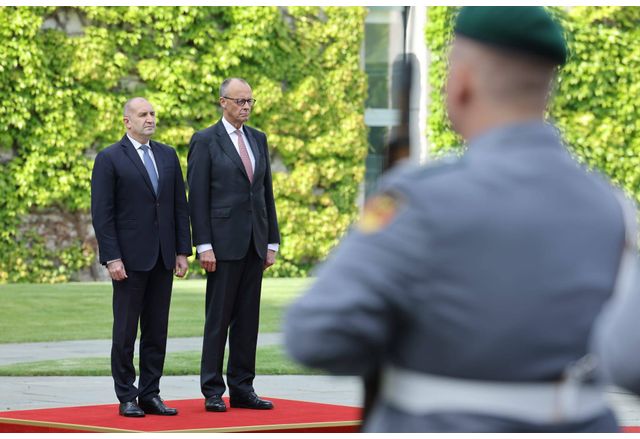 Румен Радев и Фридрих Мерц 