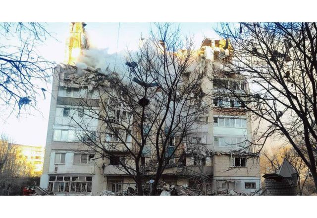 Разрушения вследствие на руския терористичен удар