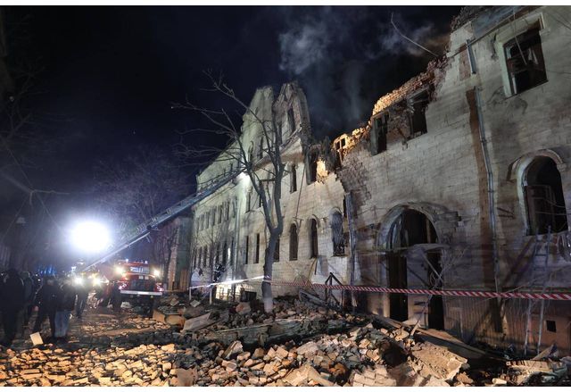 Разрушения вследствие на руския терористичен удар