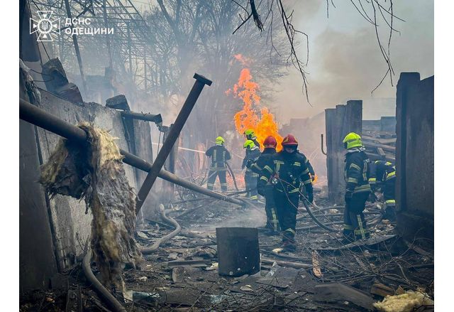 Разрушения вследствие на руския терористичен удар