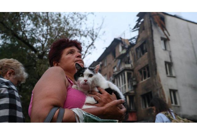 Разрушения след руския терористичен удар
