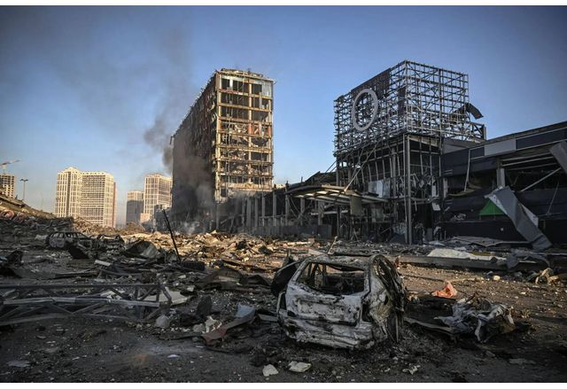 Разрушеният от руските терористични войски Мариупол
