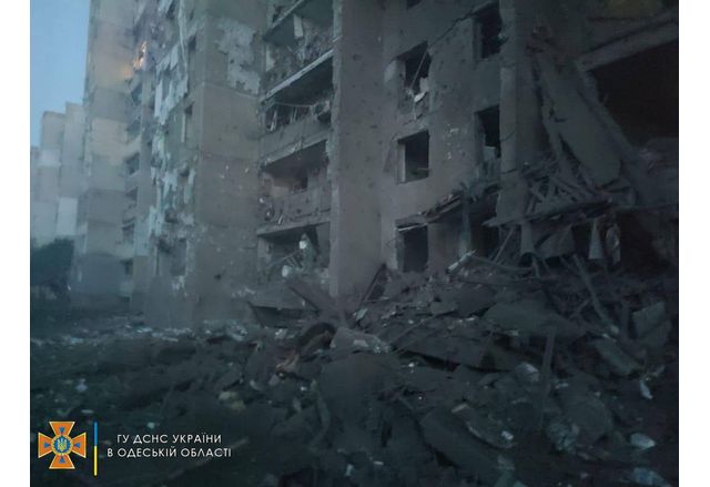 Разрушенията в резултат на рашистки удар по Одеска област