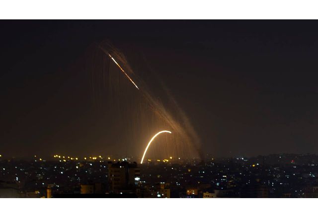 Ракетен обстрел в ивицата Газа