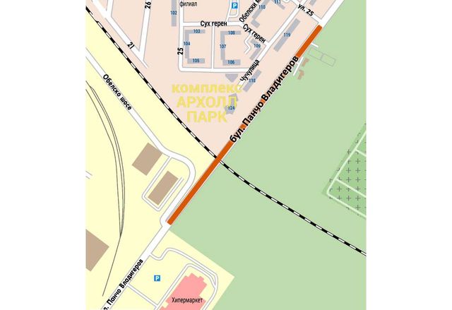 Поради появата на пукнатини в асфалтовата настилка на бул Панчо