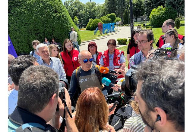 В Русе посрещнаха Жан-Мишел - французинът с трансплантирано сърце от 35 години