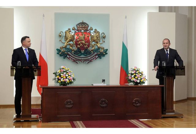 Президентът Румен Радев и полският му колега Анджей Дуда обсъдиха