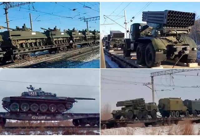 Русия прехвърля военна техника от изток на запад
