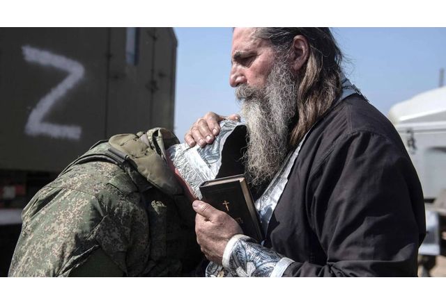 Руската църква подкрепя и насърчава военните престъпления на руските терористи в Украйна