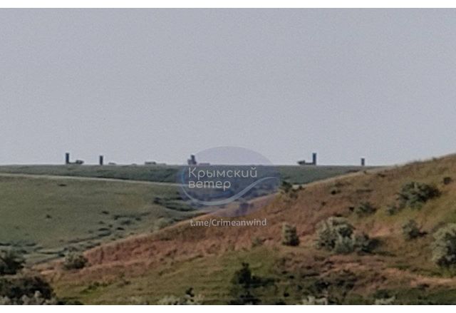 На временно окупирания от Русия Керченски полуостров източната част на