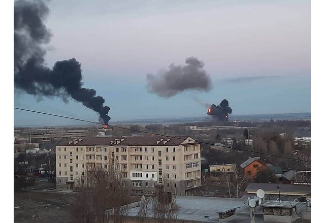 Руски ракетни удари по цели в Украйна