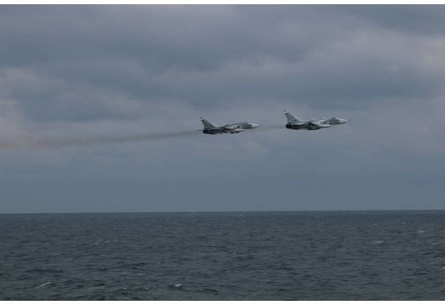 Руски самолети над Черно море