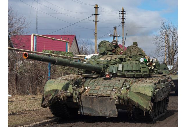 Руски танк в Украйна