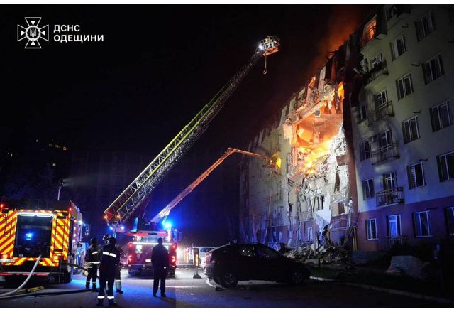 Руски терористичен удар по Одеса