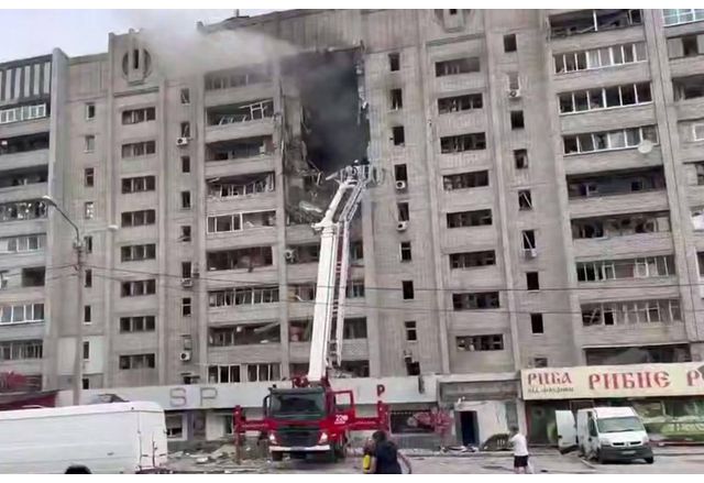 Руски терористичен удар по граждански цели в Украйна