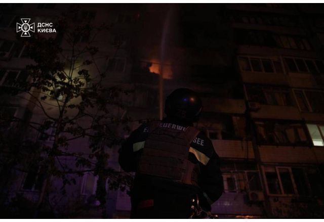 През нощта руската терористична държава нанесе комбиниран удар с безпилотни