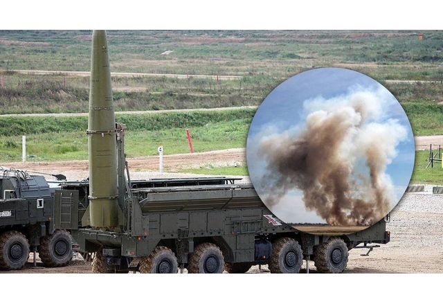 Руски удар с балистични ракети