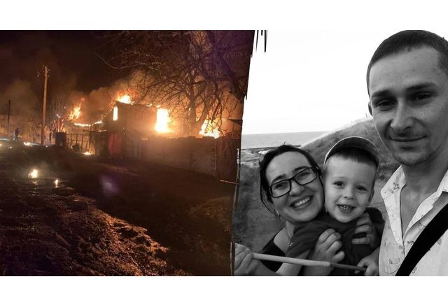 Руските терористи изгориха живи харковска прокурорка, съпругът й и трите й деца