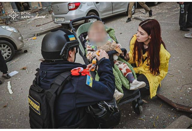 Тази сутрин в Харков руски балистични ракети атакуваха гъсто населен