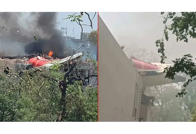 Самолет Боинг 787 Дриймлайнер на авиокомпания Еър Индия изпълняващ полет