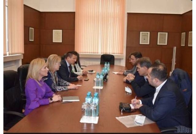 Ръководството на ПРБ се срещна с външния министър на РСМ