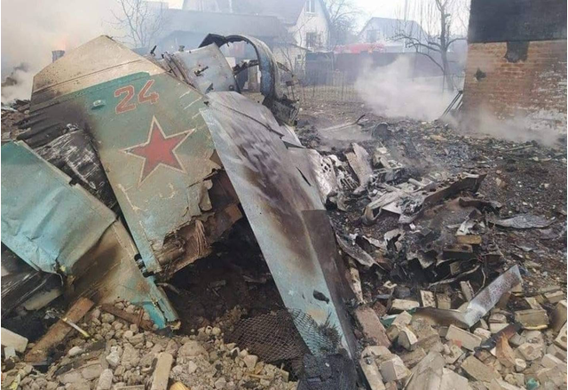 Армията на Украйна е свалила четири руски самолета три хеликоптера
