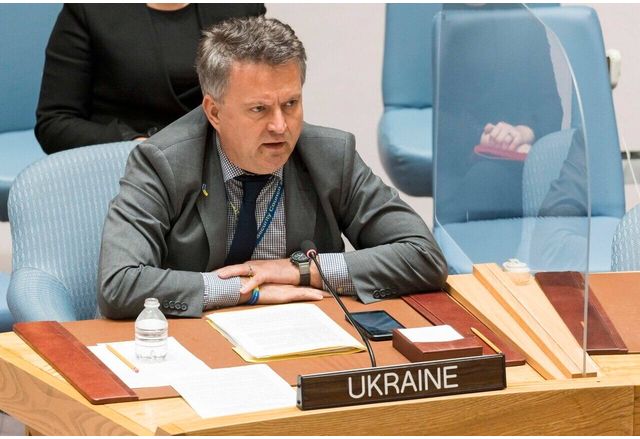 Постоянният представител на Украйна в ООН Сергей Кислица заяви на