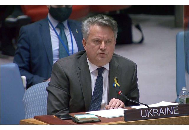 Посланикът на Украйна в ООН Сергий Кислица заяви пред Съвета