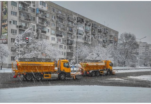 Снегорини чистят в София