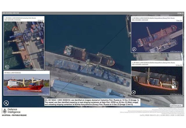 Снимките, доказващи доставките на северокорейско оръжие за Русия