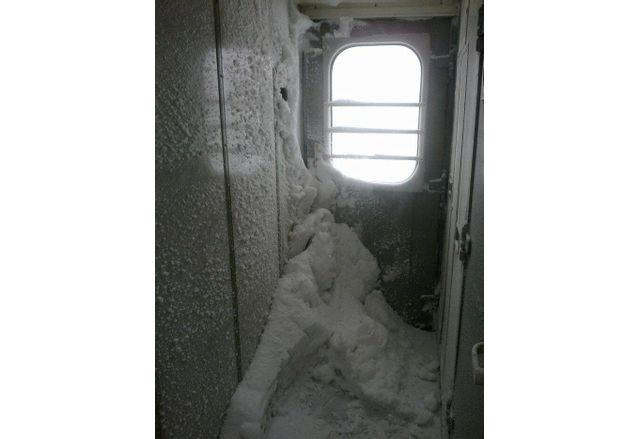 Сняг в купе (снимката е илюстративна)
