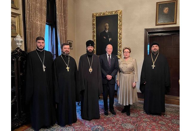 Срещата на Кобурга с митрополит Антоний и Митрофанова