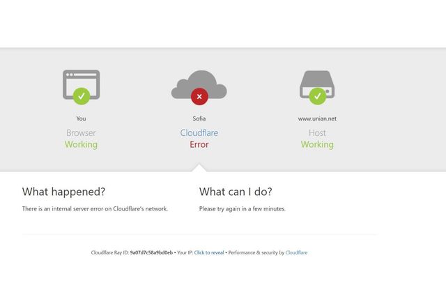 Срив на Cloudflare 