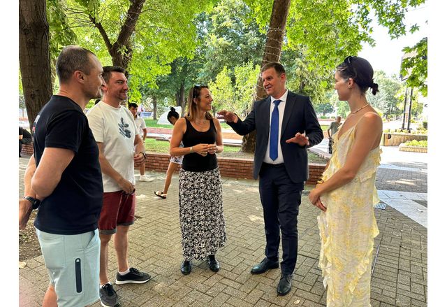 Кметът на Община Хасково Станислав Дечев се срещна с менторите