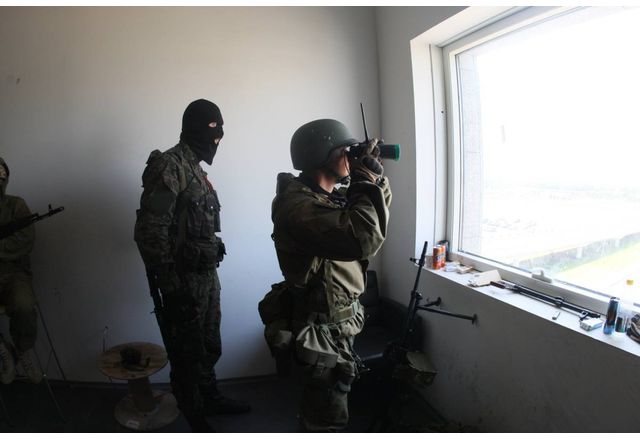 Стрелба в Донецк