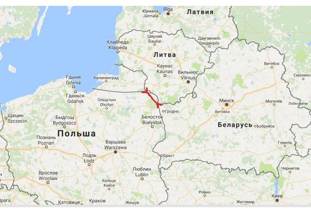 Сувалкският коридор е територия на потенциално военно стълкновение между Русия