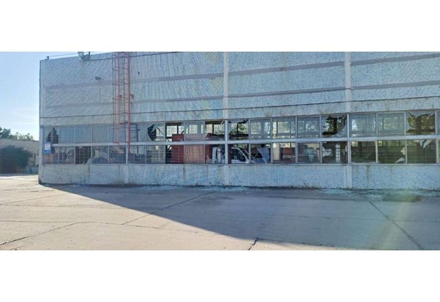 Счупените прозорзи на Южноукраинската АЕЦ