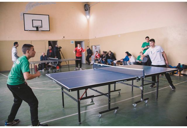 Тенис на маса в общинския етап от Ученическите спортни игри в Мездра