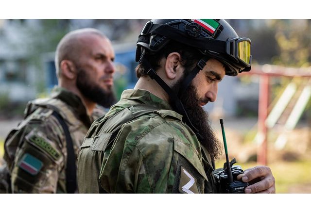 Терористи от чеченския батальон "Ахмат" в Украйна